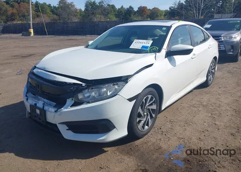 2016 Honda Civic Ex из США, поврежденный, VIN 19XFC2F75GE089924